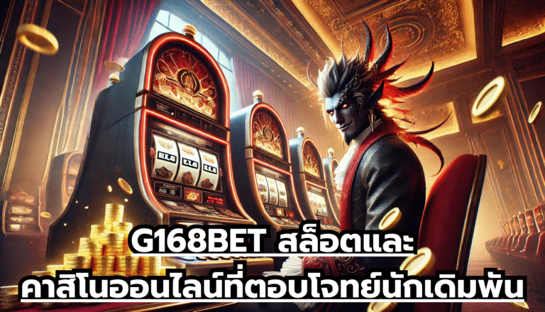 G168BET สล็อตและคาสิโนออนไลน์ที่ตอบโจทย์นักเดิมพัน