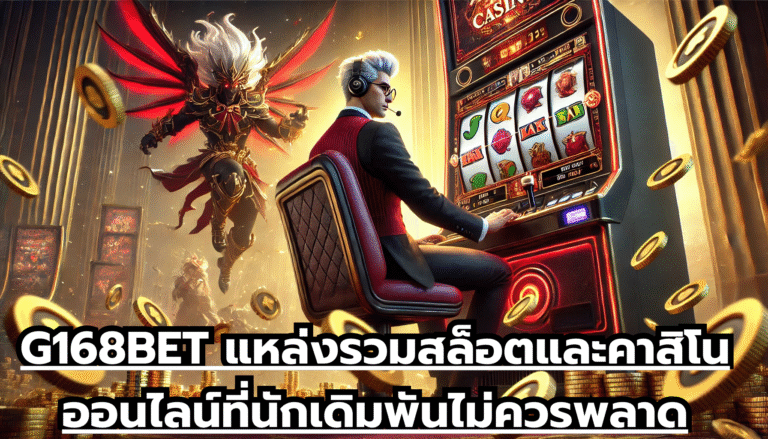G168BET แหล่งรวมสล็อตและคาสิโนออนไลน์ที่นักเดิมพันไม่ควรพลาด