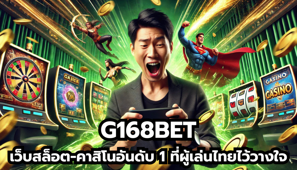 G168BET เว็บสล็อต-คาสิโนอันดับ 1 ที่ผู้เล่นไทยไว้วางใจ
