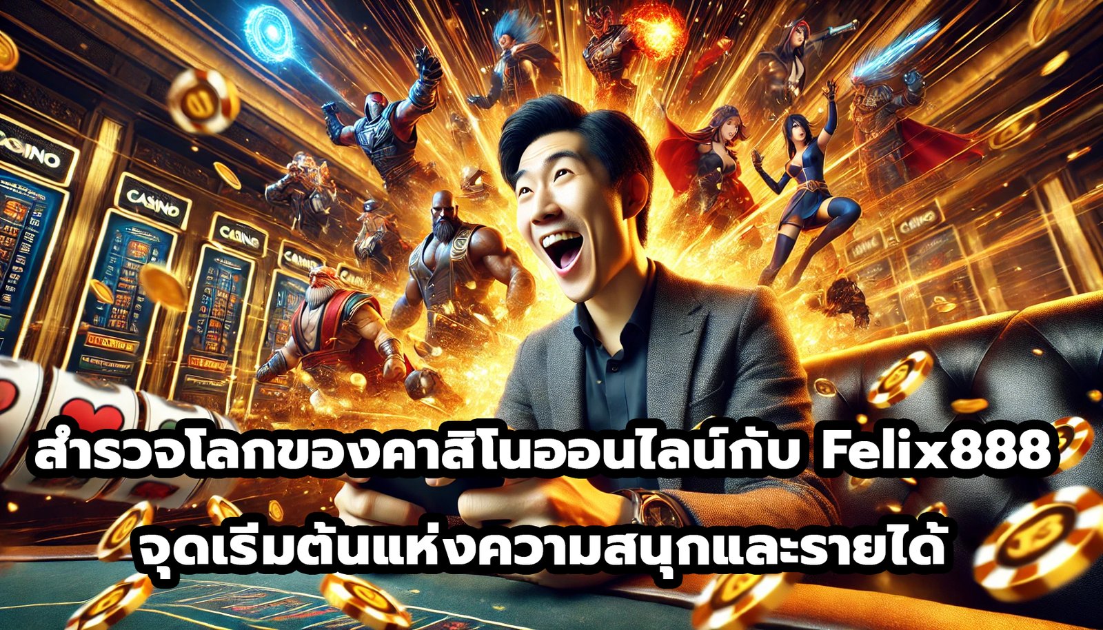 สำรวจโลกของคาสิโนออนไลน์กับ Felix888 จุดเริ่มต้นแห่งความสนุกและรายได้-2